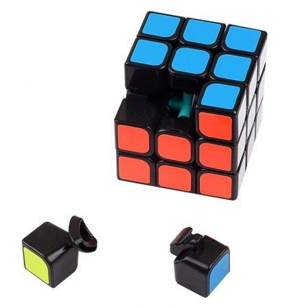 Cub mecanic 3x3x3 antistres, Black, Moyu, de viteza, Speedcube [6]