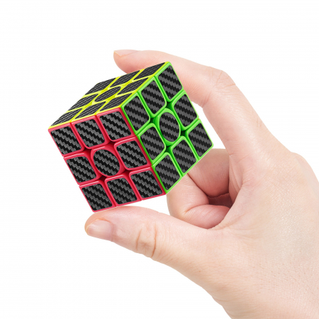 Cub mecanic 3x3x3 antistres, Carbon, Moyu, de viteza, Speedcube [5]