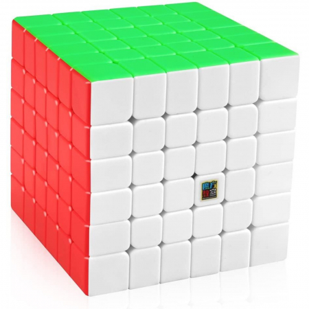 Cuburi mecanice - Cub mecanic 6x6x6 antistres, Moyu multicolor Stickerless, de viteza, Speedcube