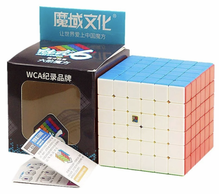 Cub rubik 6x6x6 antistres, Moyu multicolor Stickerless, de viteza, Speedcube - Copie [10]