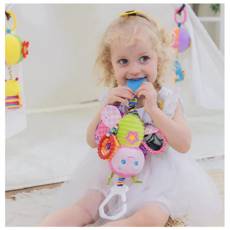 Jucarie Zornaitoare si Dentitie Bebe – Fluturasul roz, din plus [2]