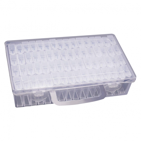 Cutie depozitare 64 compartimente, pentru pietricele, bijuterii, accesorii mici [10]