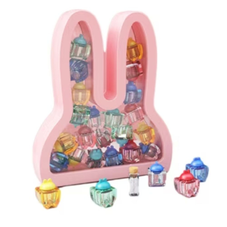 Decoratiuni si cadouri - Cutie pentru pastrarea dintisorilor de lapte, Iepuras, roz