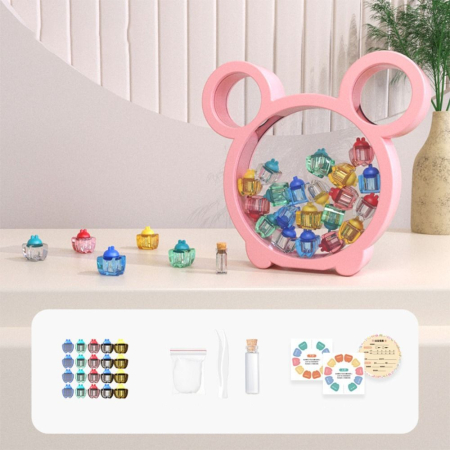 Decoratiuni si cadouri - Cutie pentru pastrarea dintisorilor de lapte, Ursulet, roz