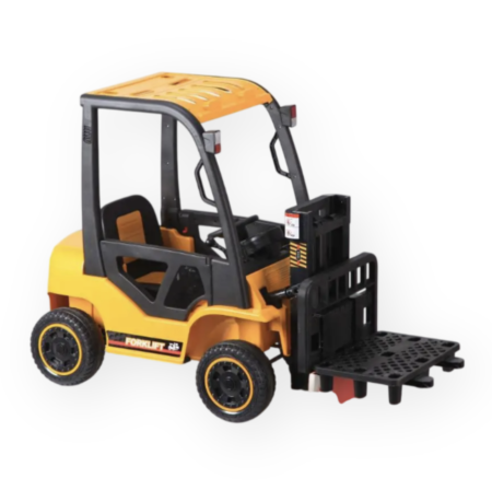 Motostivuitor Electric Copii 12V 2 Motoare 45W Furca Electrica Ridicare 10 kg DLS08 Galben 2-6 Ani [4]