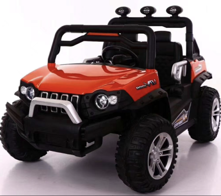 Masinuta Electrica Copii Tip UTV 2 Locuri 4x4 DLS02 Roti EVA Baterie 12V 7Ah Rosu 2-9 Ani [2]