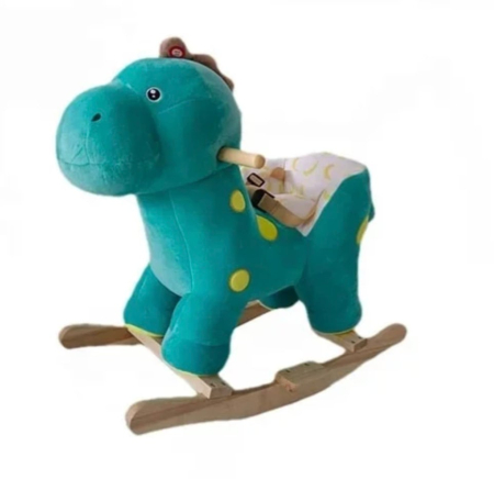 Dinozaurul Verde inchis din plus, Balansoar si cu Roti [4]