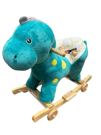 Dinozaurul Verde inchis din plus, Balansoar si cu Roti [7]
