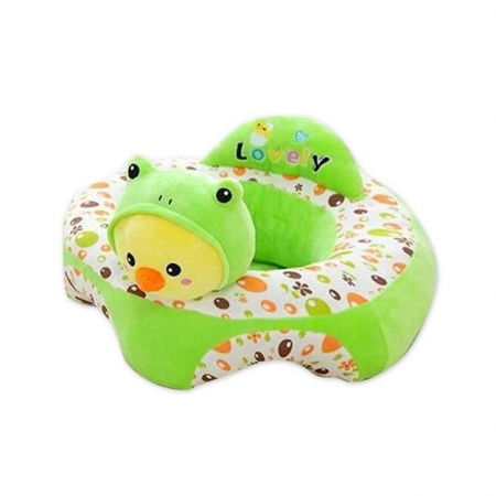 Fotoliu Baby Smile Animalute Invat Sa Stau In Fundulet 45 cm, Puisorul verde [2]