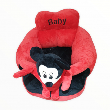 Fotoliu bebe cu spatar si suport de picioare - Mickey Mouse [1]