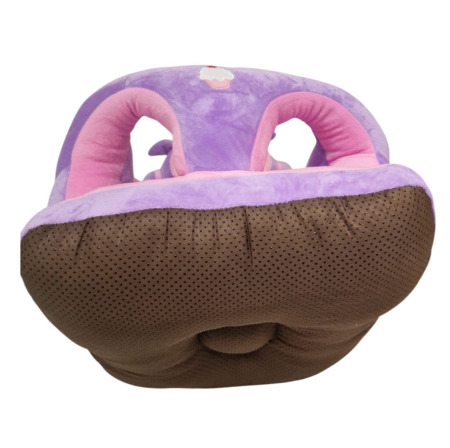 Fotoliu bebe cu spatar si suport de picioare - Robotelul roz, din plus [5]