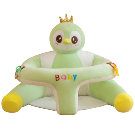 Fotolii bebelusi - Fotoliu bebe din plus Baby Animale cu jucarii incluse, Puisorul vernil