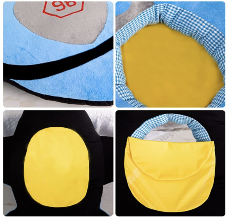 Fotoliu din plus pentru sustinere bebelusi - Avionul bleu [5]