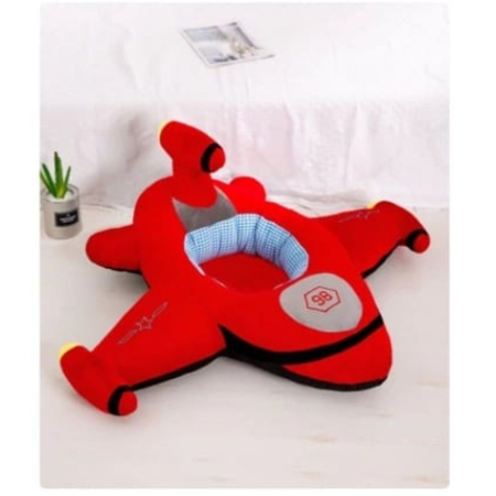 Fotolii din plus pentru copii - Fotoliu din plus pentru sustinere bebelusi - Avionul rosu