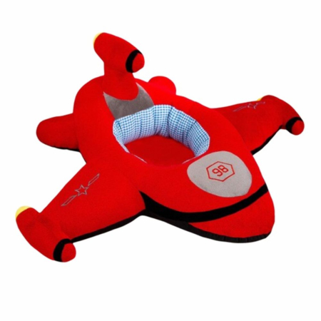 Fotolii din plus pentru copii - Fotoliu din plus pentru sustinere bebelusi - Avionul rosu