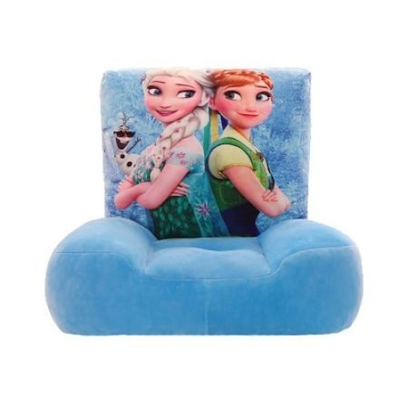 Fotoliu din plus Printesele Frozen Ana si Elsa, bleu - Krista® [0]
