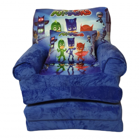 Fotoliu si perna Eroi in Pijamale, cu 4 placi, Extensibil la 150 cm [4]