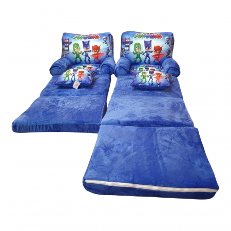 Fotoliu si perna Eroi in Pijamale, cu 4 placi, Extensibil la 150 cm [11]