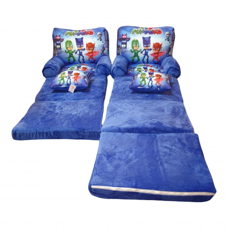 Fotoliu si perna Eroi in Pijamale, cu 4 placi, Extensibil la 150 cm [7]