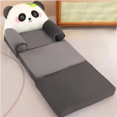 Fotoliu Extensibil din plus si 3 placi burete Ursuletul Panda Gri inchis cu Alb [3]