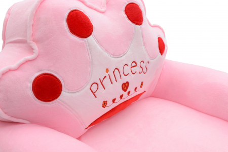 Fotoliu Extensibil din plus si 2 placi burete Tronul Printesei Roz [5]