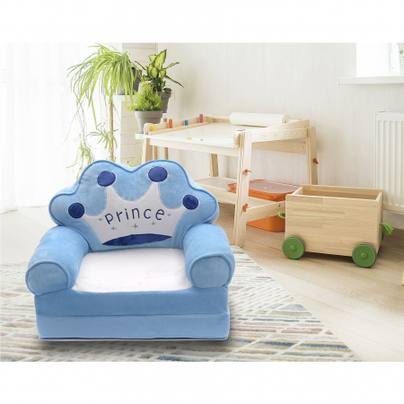 Fotoliu Extensibil Din Plus si Burete Tronul Printului Albastru [2]
