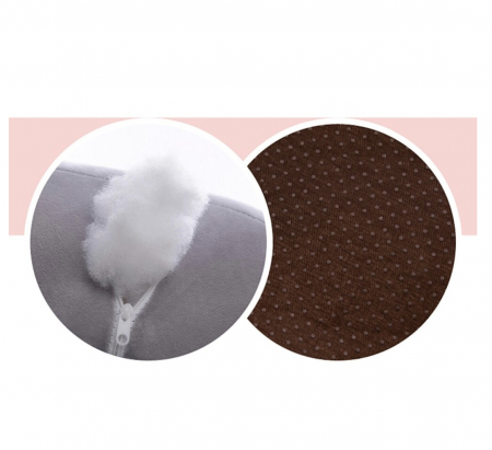 Fotoliu Felicity cu arcada si manere laterale - Soricel Roz [4]