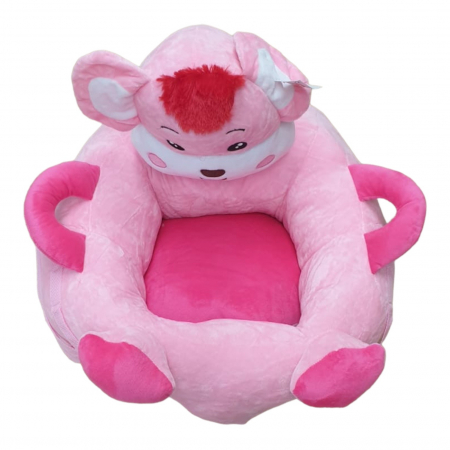 Fotolii bebelusi - Fotoliu Felicity cu manere laterale - Soricel Roz