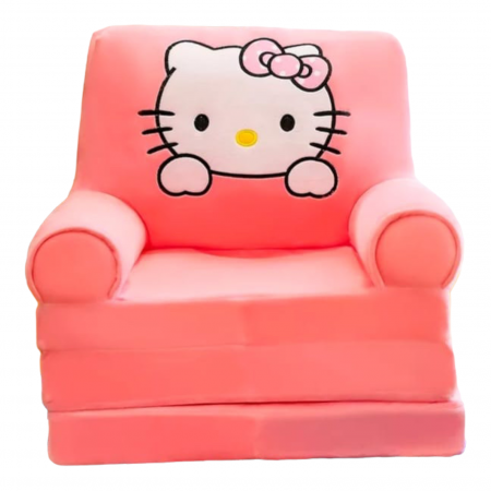 Fotoliu Hello Kitty, cu 3 placi, Extensibil la 115 cm [4]