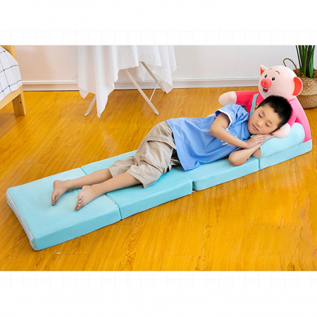 Fotoliu Purcelus Bleu, cu 4 placi, Extensibil la 150 cm [4]