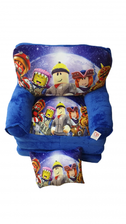 Fotoliu si perna Roblox, cu 3 placi, Extensibil la 115 cm [2]