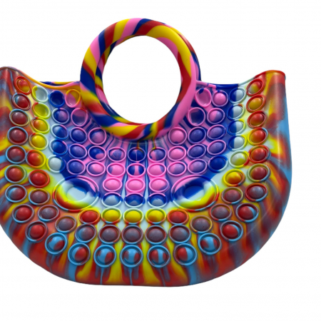 Geanta tip poseta Big Rainbow Pop it, Fidget Toy [2]