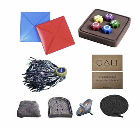 Jocuri si Jucarii - Set 5 Jocuri traditionale coreene de societate pentru agilitate si dexteritate