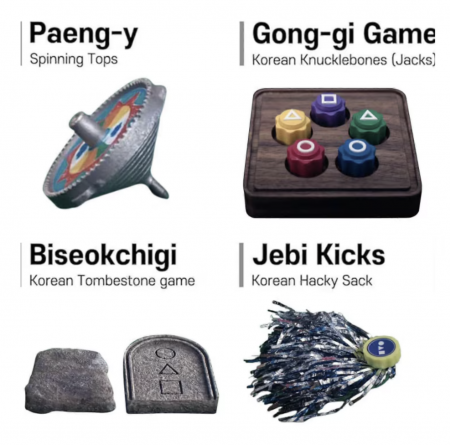 Jocuri si Jucarii - Set 5 Jocuri traditionale coreene de societate pentru agilitate si dexteritate