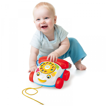 Jocuri si Jucarii - Telefon cu disc interactiv si de tras, Puzzle Phone
