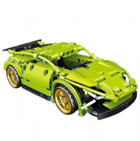 Seturi de constructie - Joc de constructie Masina de curse verde 3822, 248 piese