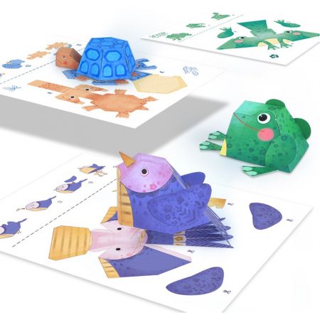 Joc de creatie Origami cu 10 animale [16]