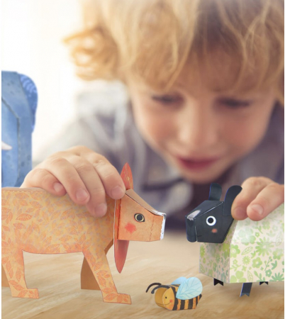 Joc de creatie Origami cu 10 animale [3]