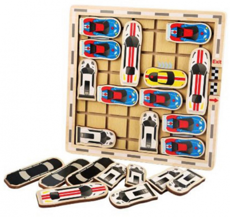 Joc de logica Soferul Istet scapa de trafic, din lemn [5]