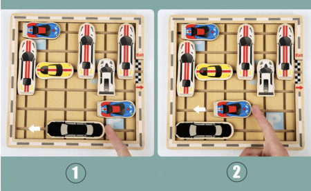 Joc de logica Soferul Istet scapa de trafic, din lemn [9]