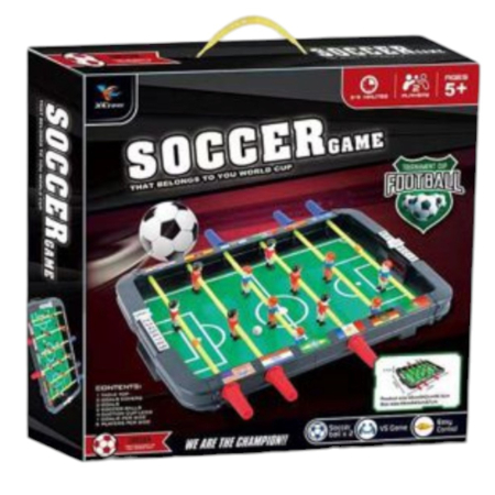 Jocuri si Jucarii - Joc de masa Fotbal Soccer Game, mini masa fotbal cu manete, 36 x 35 cm