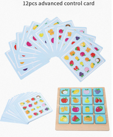 Joc de memorie Instant Memory Card, din lemn [6]