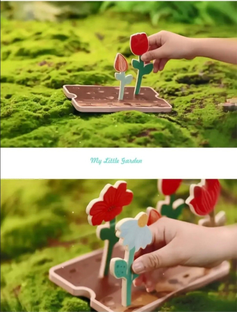 Joc de rol educativ Micul Florar, din lemn [7]