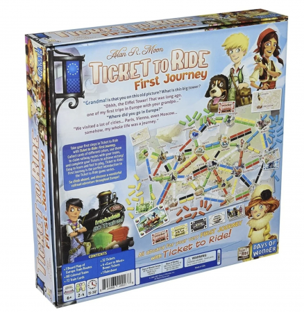 Jocuri de societate - Board Games - Joc de societate Ticket to Ride: Prima calatorie (Europa)
