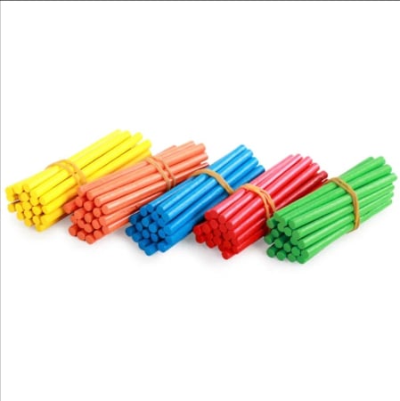 Joc Didactic Set 100 de Betisoare cu Cifre Incluse, din Lemn [2]