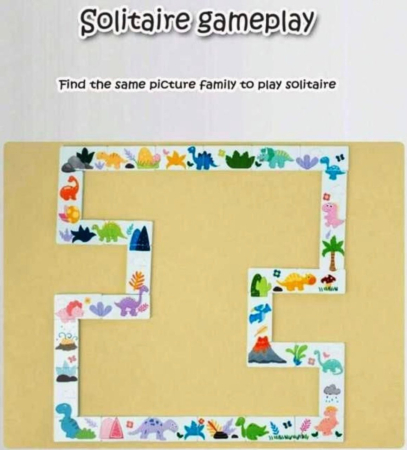 Joc Domino 28 piese cu Dinozauri, din lemn [6]