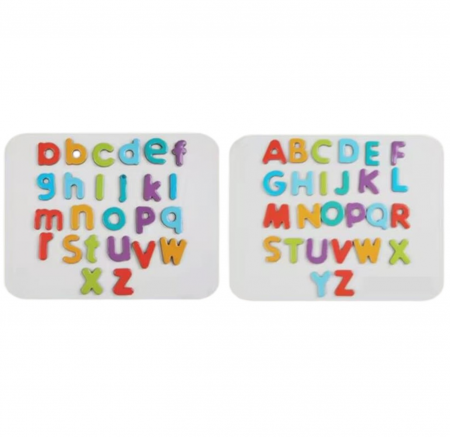 Joc educational cu tabla magnetica - Alfabetar cu litere mici si mari, 130 piese [2]
