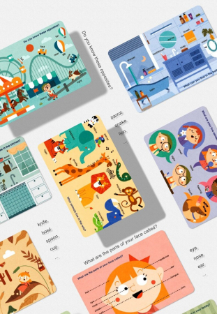 Carti educative, de colorat - Joc educativ Cardurile Cognitive - Enciclopedia vietii