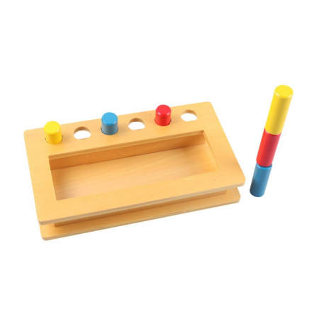 Joc lemn Montessori Cutia Jumbo de sortare Pioni [4]