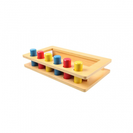 Joc lemn Montessori Cutia Jumbo de sortare Pioni [2]